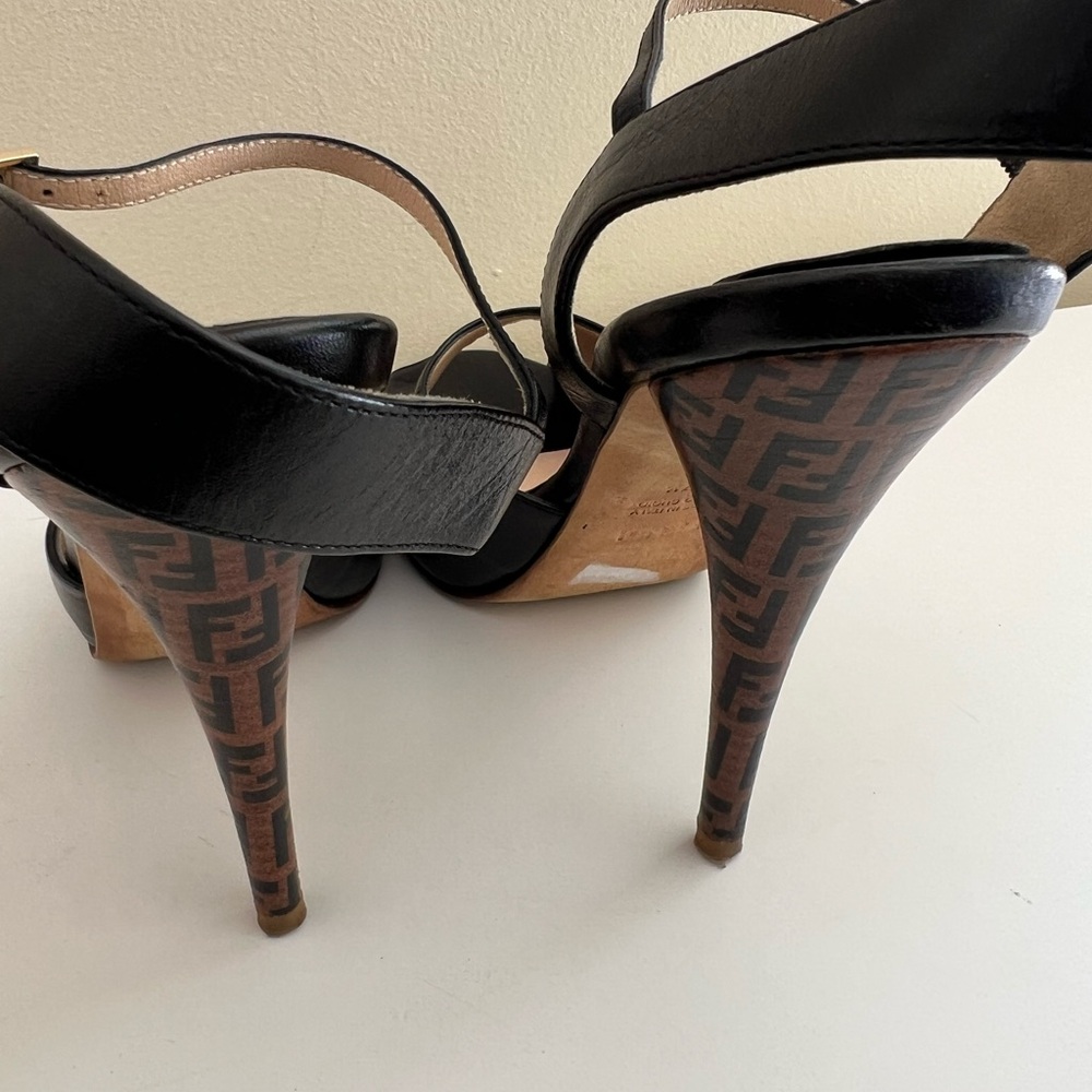 FENDI  Black Stiletto Heels - Picture 5 of 15
